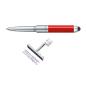 Mobile Preview: HERI | Stempelkugelschreiber Mini Stamp & Touch Pen 3in1 rot (4374M)